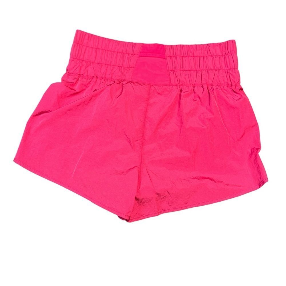 GB Fuschia Pink Athletic Shorts Lightweight Wide Waist